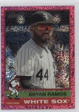2025 Topps Heritage Chrome Pink Sparkle Refractor Bryan Ramos #381 1gj7