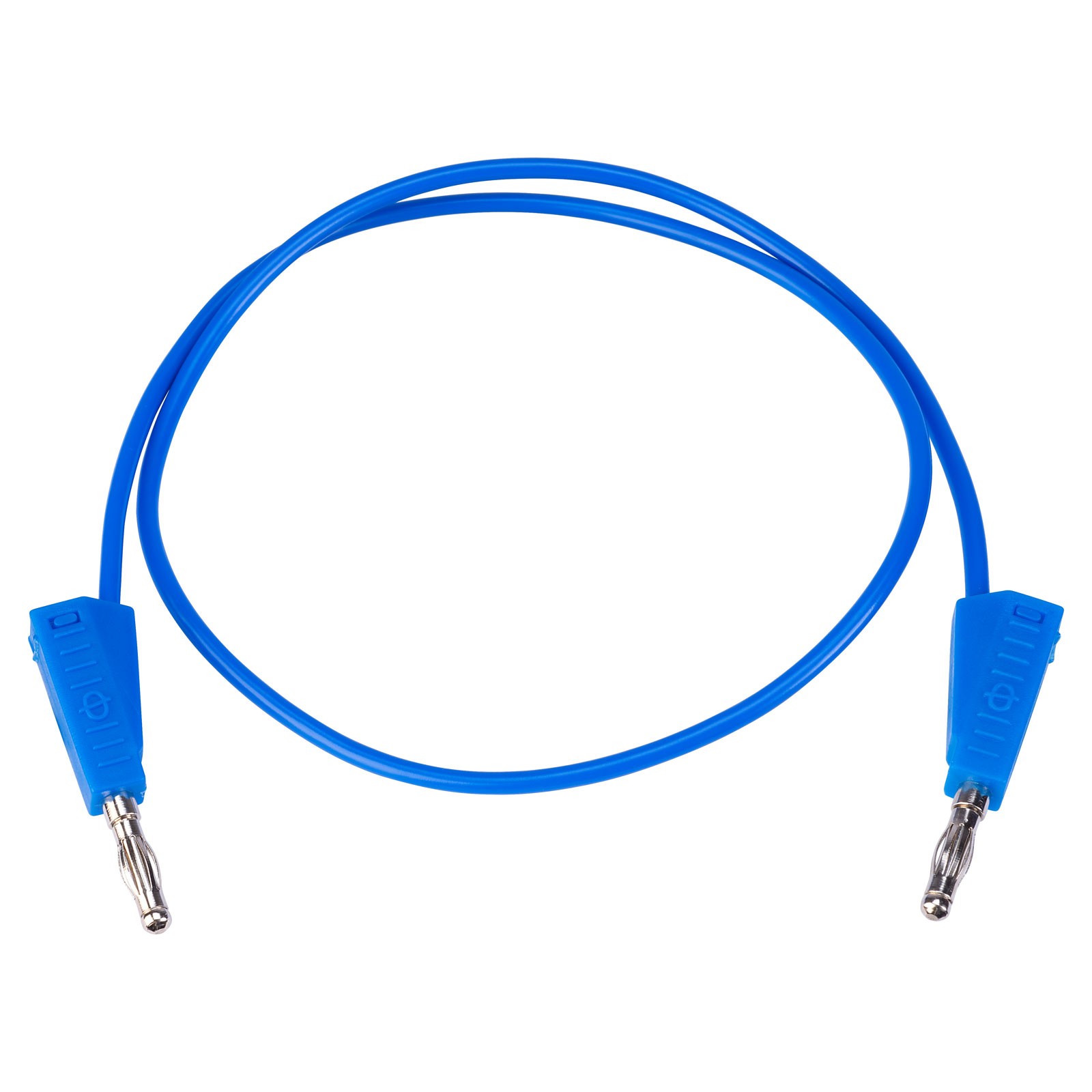 R-TECH Test Lead 50cm 4mm Stackable Plugs Blue, 15A 30VAC/60VDC