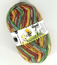 Opal Sock Yarn 6Ply Cuddle Gang #11324 Love Bumbles Self-Striping 460 Yards New