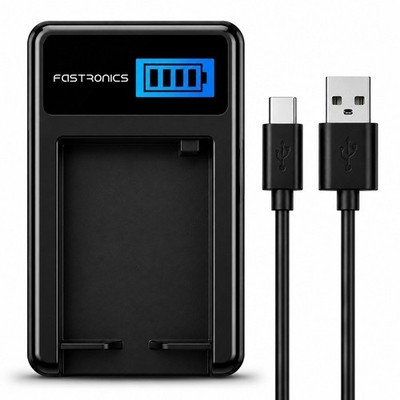 Fastronics NB-11L Akkuladegerät USB-C Für Canon IXUS 127 162 275 HS