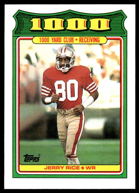1988 Topps 1000 Yard Club Jerry Rice #4