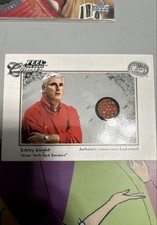 2001 Fleer Greats of the Game Feel the Game Classics Bob Knight Arms Folded MEM