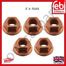 5 Exhaust Manifold Nuts Febi 03687 For Audi BMW Mercedes Seat Skoda Smart VW