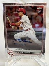 Topps 2022 Chrome Rookie Autographs Alejo Lopez Reds #RA-AL Baseball MLB