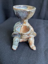 Hand Made Pottery Tea Candle, Great Texture, ...