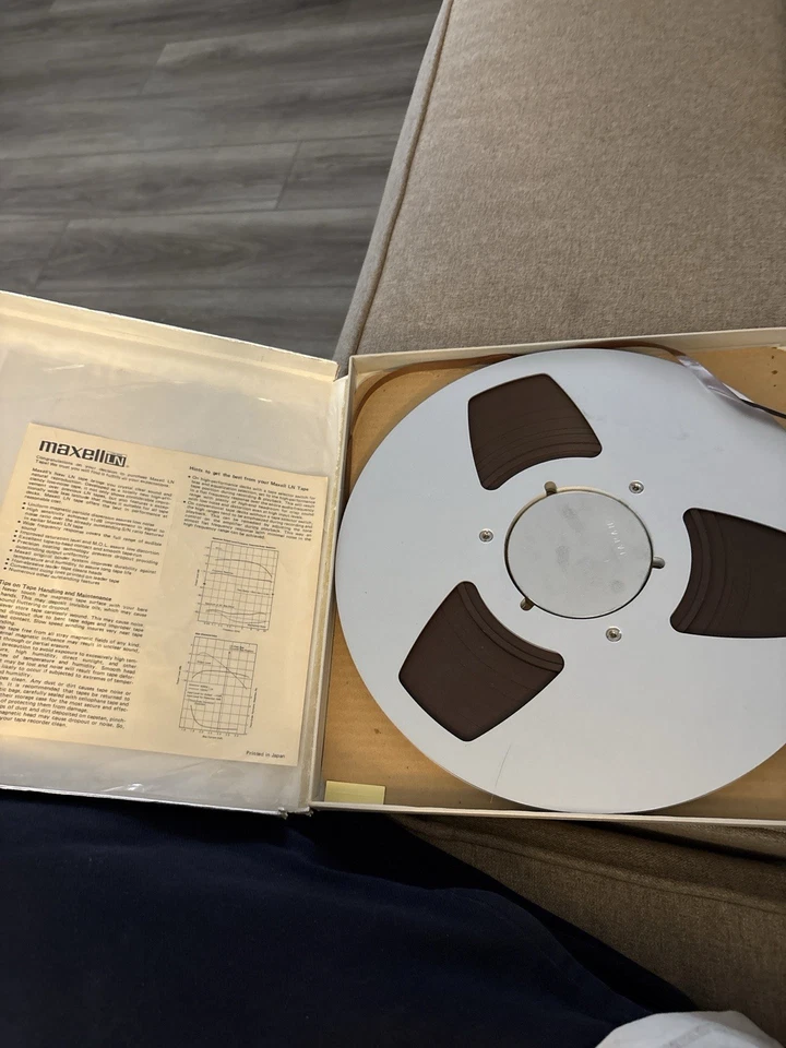 🎙️ Cinta de grabación de sonido Maxell LN 35-180 vintage - $45 OBO (Hemet) Foto 2 de 2