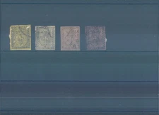 ITALY Old States PARMA 1852 used stamps (CV $375 EUR330)