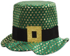 Plush Gold Shamrock Hat for St.Patrick's Day - Beistle