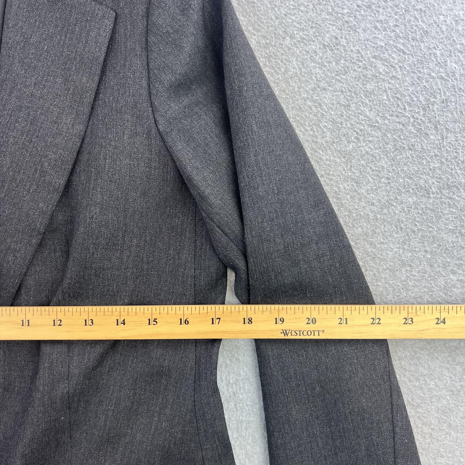 Pendleton Blazer Womens 6 Gray One Button Lined C… - image 9