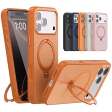 For iPhone 17 Pro Max/Air/17 Pro/17 Shockpproof Mag Safe Ring Stand Case Cover
