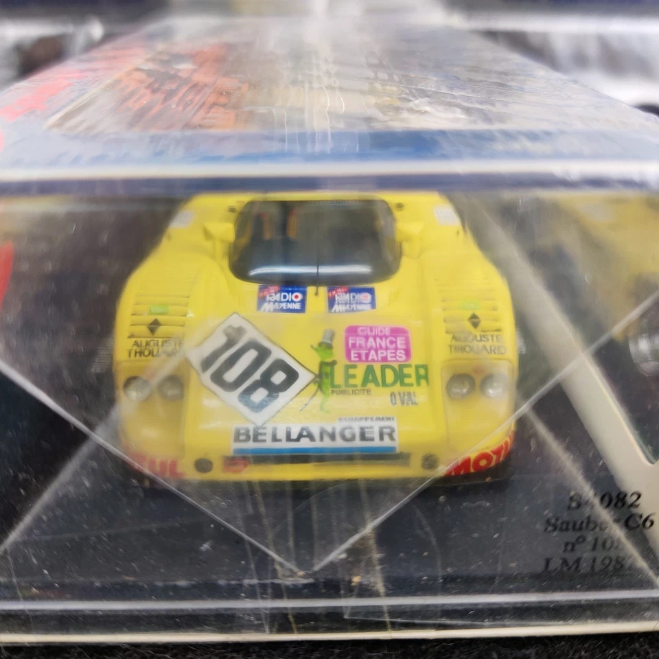 SPARK WABER C6 #108 LE MANS 1987 Y.HERVALET J-F YVON 1:43 S4082 IN SCATOLA - Immagine 4 di 4