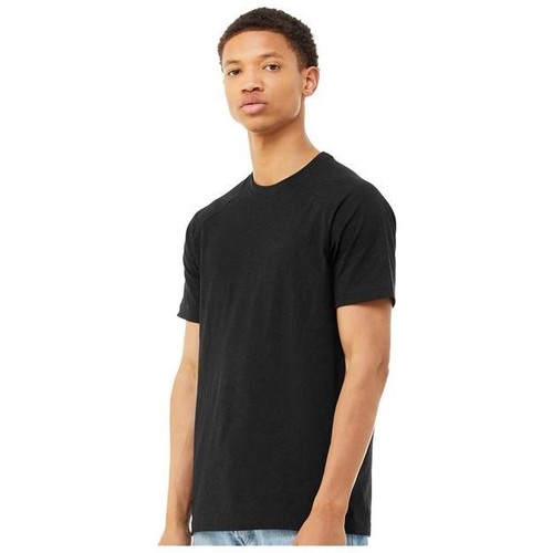 BELLA + CANVAS Heather CVC Raglan Tee - BELLA + CANVAS 3201