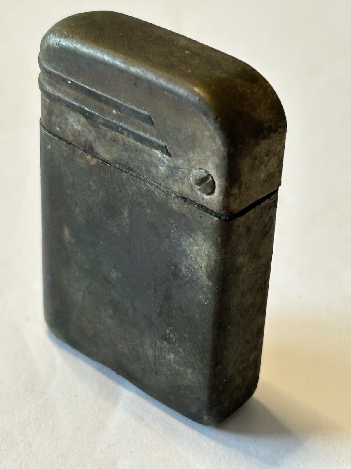 Vintage Bowers No. 10 Lighter w/Hinge Lid - Kalamazoo Mich. USA Parts & Pieces