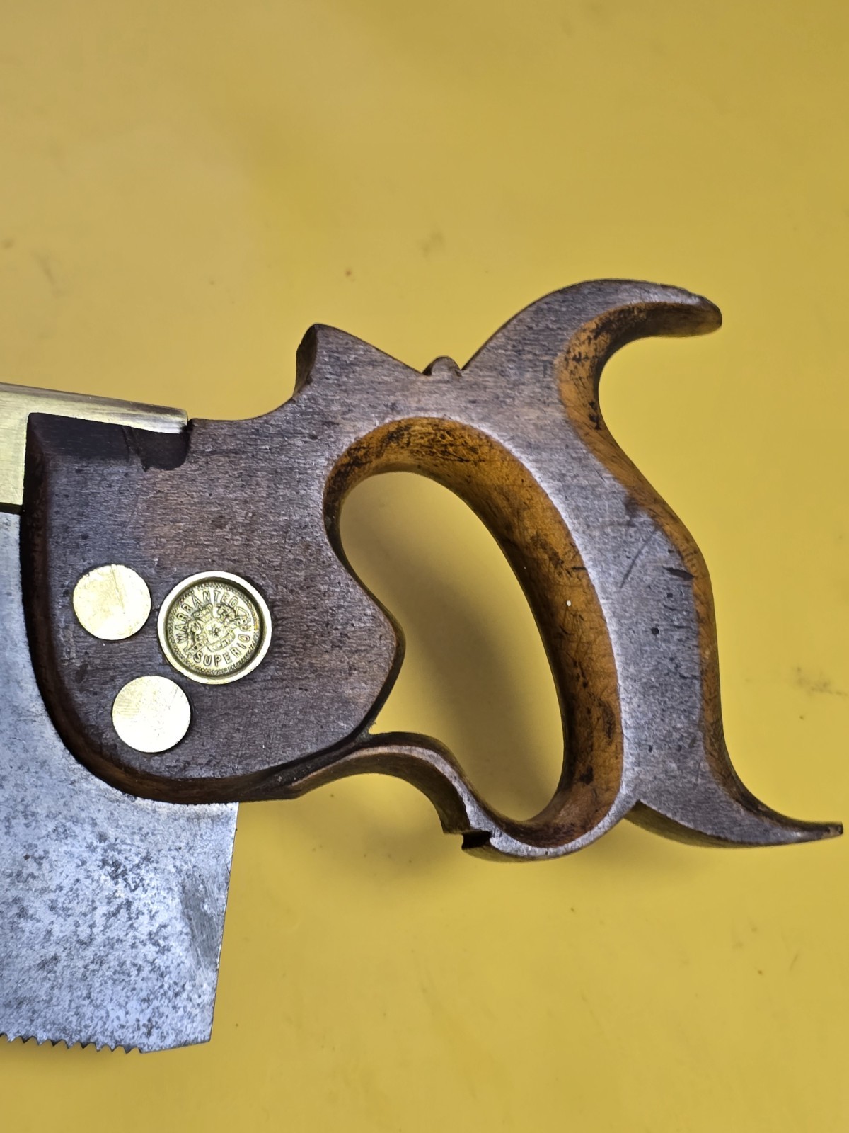 SUPERB ENGLISH BRASS BACK TENON SAW BY I SORBY SHEFFIELD VINTAGE ENGLISH SAW