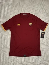 New Balance AS Roma Home Short Sleeve Men’s Jersey 2021/22 Size Medium NWT