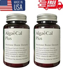 Pack of 2 AlgaeCal Plus Stronger Bones Dietary Supplement Algae Cal 120Ct