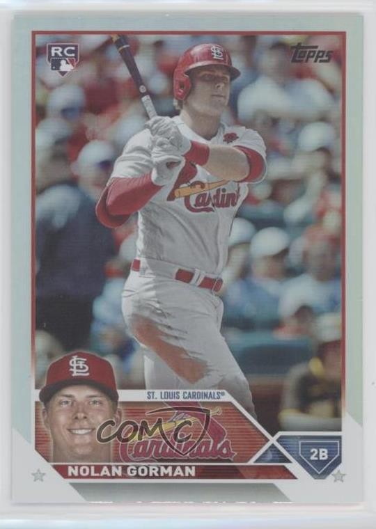 2023 Topps Series 1 Rainbow Foil Nolan Gorman #16 02sb