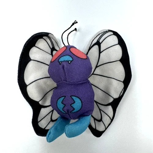 Vintage 1999 Burger King Pokemon Butterfree Small Collectible Plush Toy 