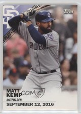 2016 Topps Double Play Rip Cards Matt Kemp 13iq