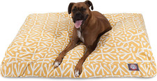 Citrus Aruba Extra Large Rectangle Pet Bed with Washable Cover for Indoor/Outdoo