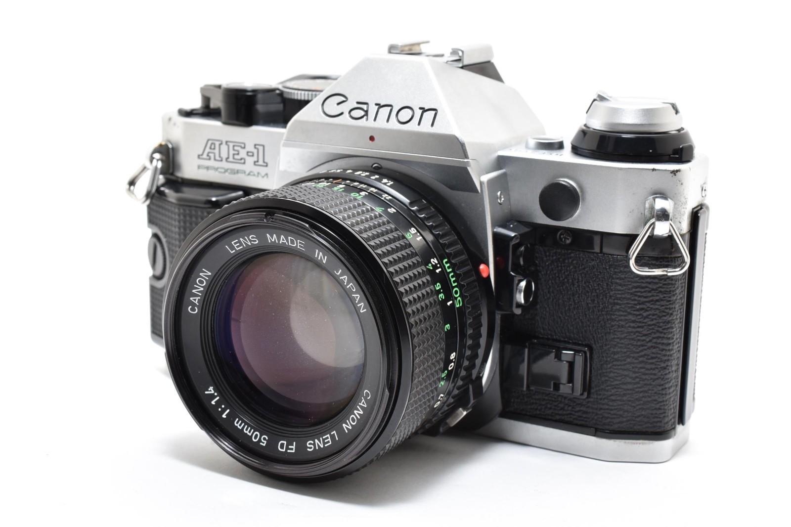 [Excellent+5] Canon AE-1 Program Film Camera New FD 50mm F/1.4 Lens From JAPAN