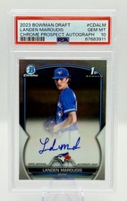 2023 Bowman Draft - Chrome Prospect Autographs Landen Maroudis #CDA-LM (AU, RC)