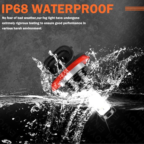 For Honda Civic 2014-2021 LED Headlight Hi/Lo Beam+ Fog Light Bulb 10000lm 6x - Picture 4 of 11