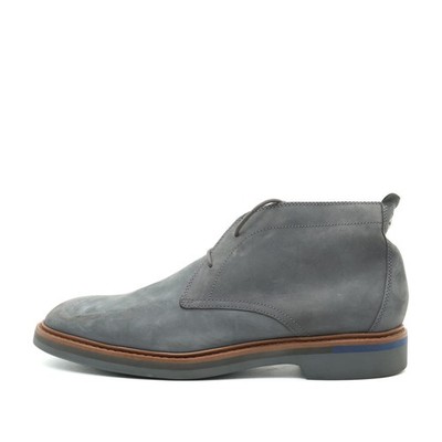Cole Haan Herren C34159 Stiefel Grau Nubukleder Knöchelhoch Desert Boots EU 42