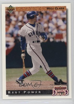 1992 Upper Deck Diamond Skills Will Clark #718 2a1