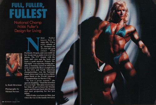 Ironman magazine 01/1991 Nikki Fuller James DeMelo Anita Hart Rare - Picture 3 of 7