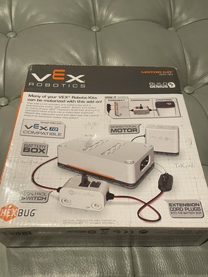 Brand New Hexbug Vex Robotics Powered Motor Kit Add On Switch & Battery Box