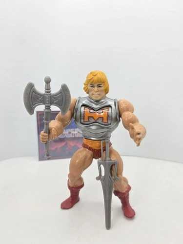 Vintage Battle Armor He-man Masters Of The Universe Motu Figure Complete Mexico