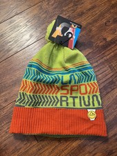 Nuevo con etiquetas Gorro antipolvo La Sportiva X70 verde manzana calabaza naranja L/XL