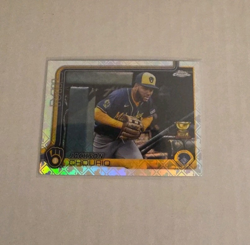 2025 Topps Chrome Logofractor Edition - Image Variation Jackson Chourio #262
