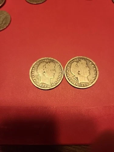 1895 S 1898 S Barber Quarter G