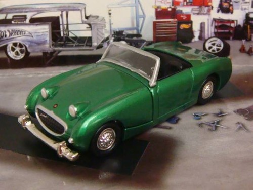 British Motoring 1959 Austin Healey Sprite "Bug-eye" Roadster 1/64 Scale Ltd E