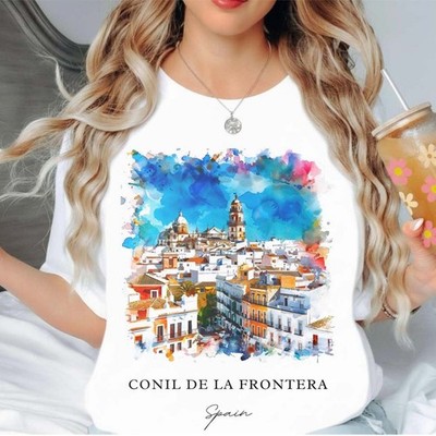 Conil de la Frontera Unisex Shirt Travel Gift Spain Trip Lover Souvenir Tee