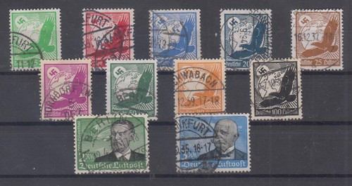 Deutsches Reich Nr. 529 X - 539 X gestempelt - ansehen!!! (16)