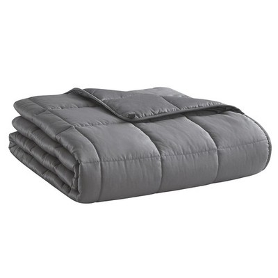 Weighted Blanket (15lbs 60''x80'' Queen Size) 60'' x 80'' | 15lbs, 01-dark Grey 