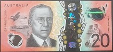 $20 2019 Lowe/Fraser Last Prefix EA19 Unc EA R426L Australia Note No Scratches