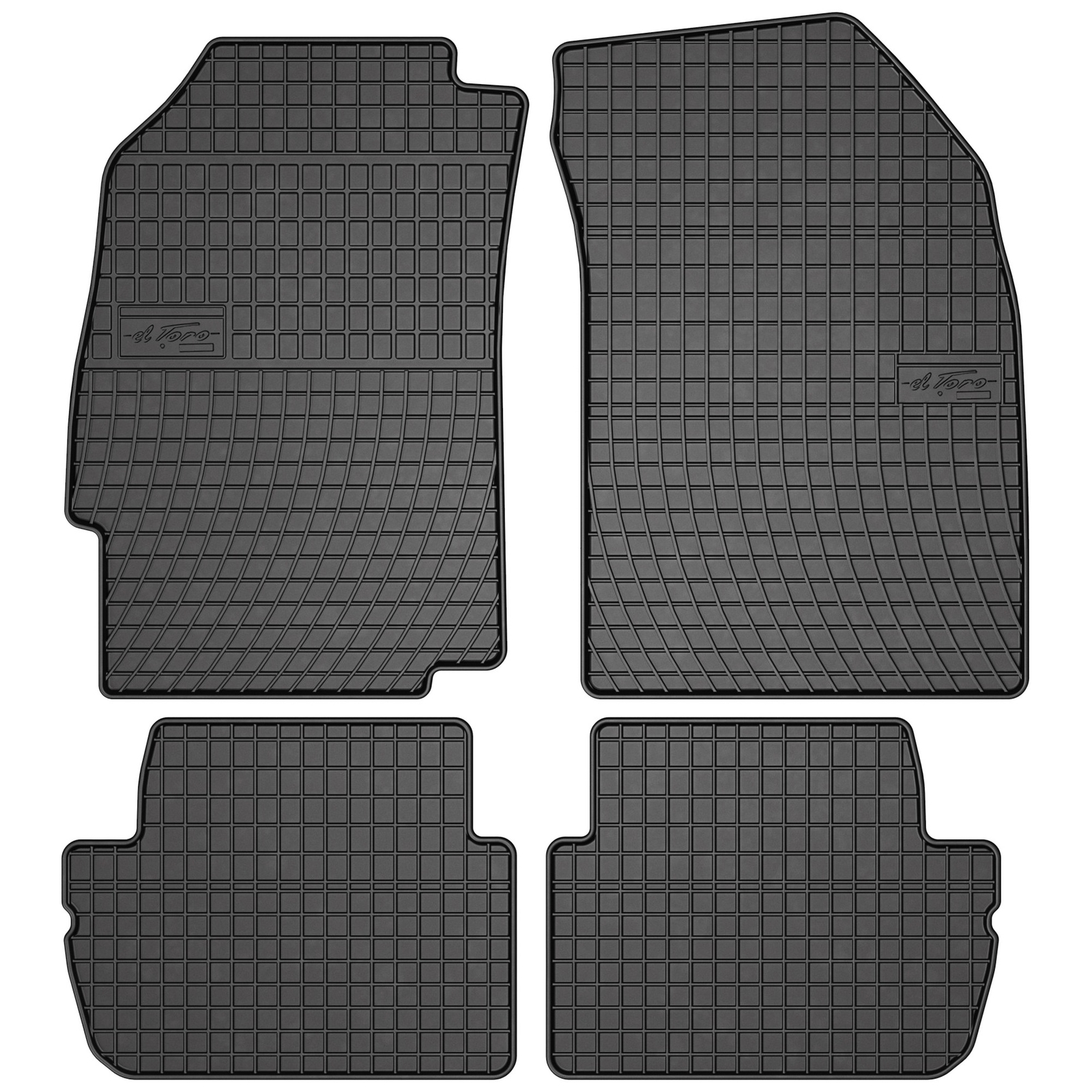 Tapis de sol Frogum El Toro imperméables avec rebords hauts pour Chevrolet Spark 4