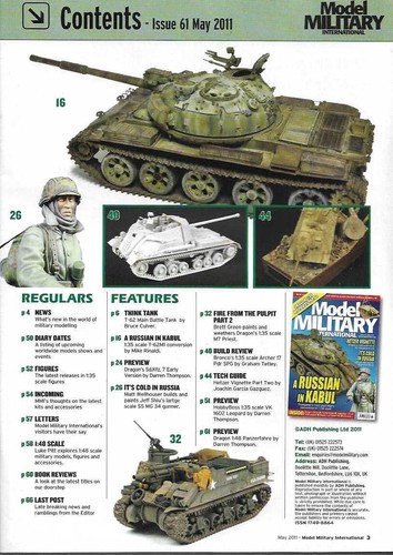 Model Military International 61 Russian T-62 Tank Dragon M7 Priest Hetzer Figure - Picture 2 of 13