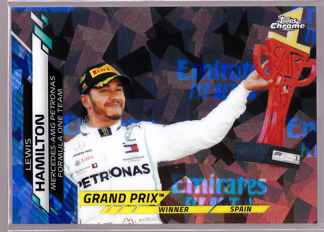 その他 2020 topps f1 sapphire Lewis Hamilton 2020 Topps Chrome Sapphire Formula 1 F1 Lewis Hamilton PSA 8