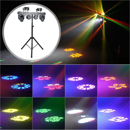5 in1 LED Moving Head Par Effect Light with Tripod Stand DMX for DJ Party Lights - Bild 8 von 20