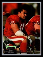 1992 Topps Stadium Club Football # 201 - 400 - Pick Your Card!