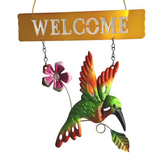 Garden Hummingbird Welcome Sign - Picture 2 of 5