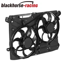 AC Radiator Condenser Cooling Dual Fan For 2013 2014 2015-2020 Ford Fusion 2.5L
