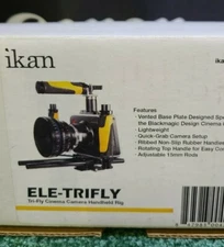 ikan ELE-Tri-Fly Cinema Camera Handheld Rig designed for the Blackmagic 