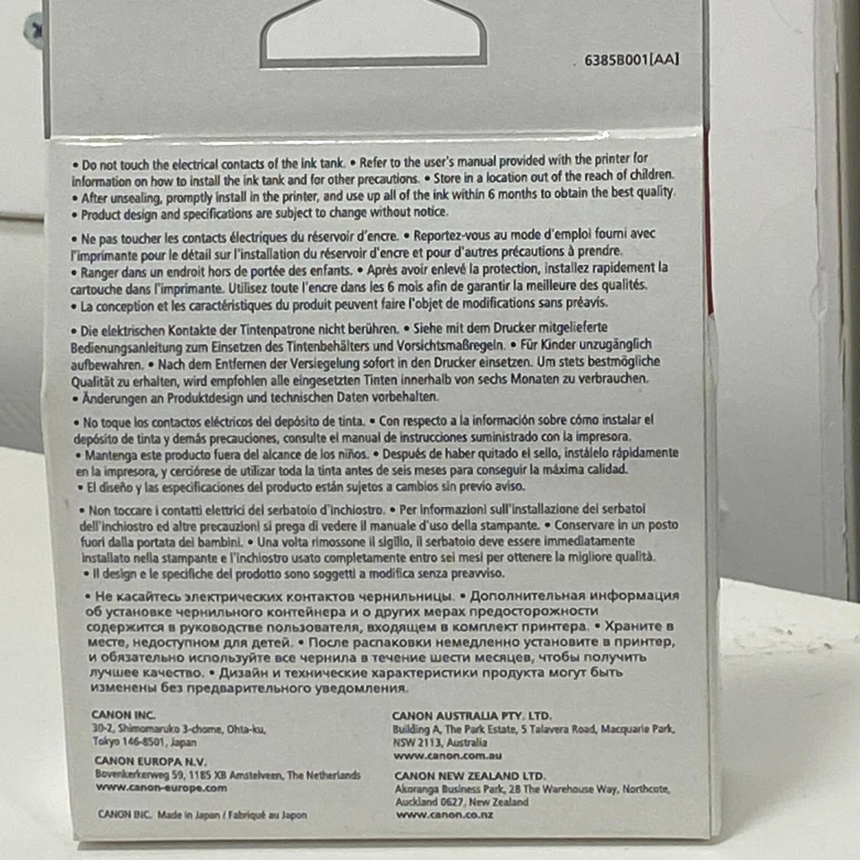 NEW NIB Canon Pixma CLI-42M 42 M Magenta Ink Cartridge Pixma Pro-100 Genuine OEM - Image 4 of 4