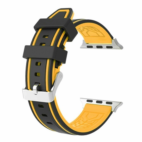 Silicone Sport Watch Band Strap for Apple Watch Series 9 8 7 6 5 4 3 2 1 Ultra 2 - Picture 19 of 46